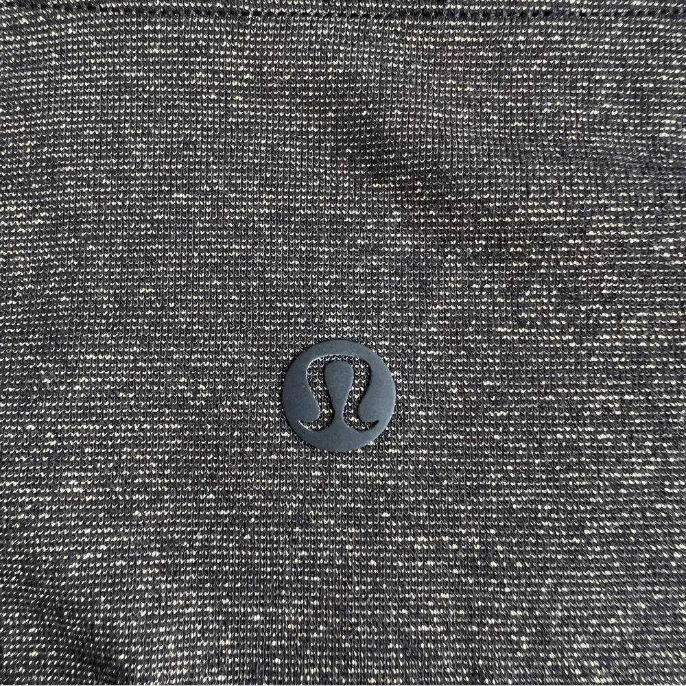 Lululemon Special Edition Back In Action Long Sleeve Shirt Black Spark Metallic